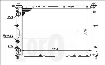 Radiator racire motor