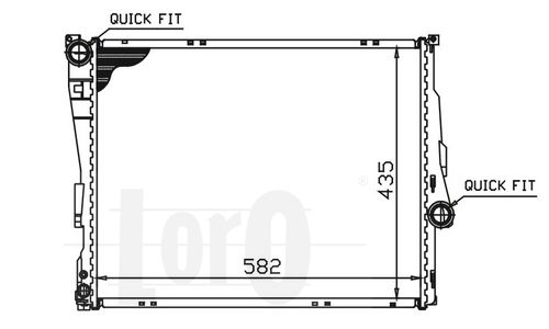 Radiator racire motor