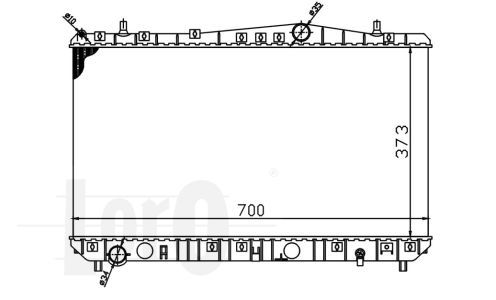 Radiator racire motor