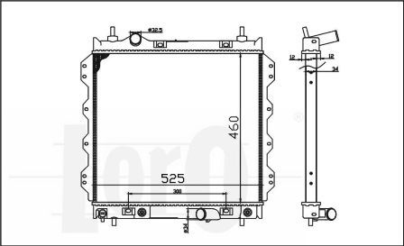 Radiator racire motor