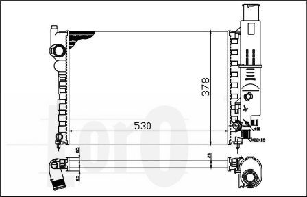 Radiator racire motor