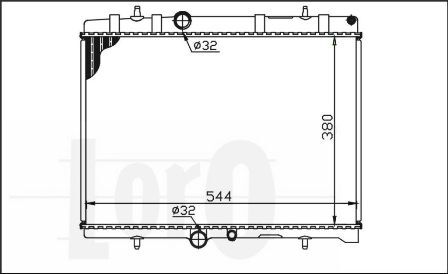 Radiator racire motor