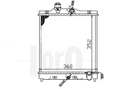 Radiator racire motor