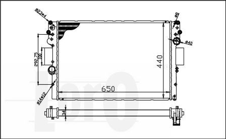 Radiator racire motor