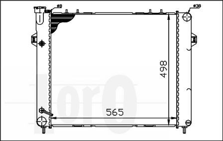 Radiator racire motor