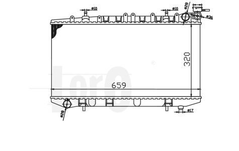 Radiator racire motor