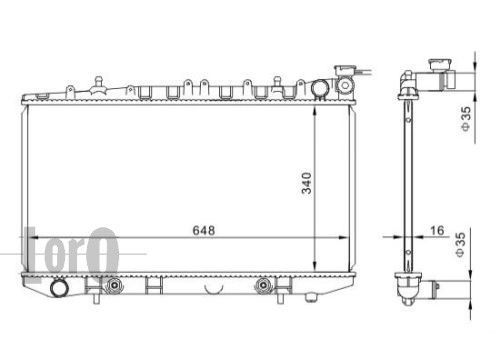 Radiator racire motor