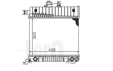 Radiator racire motor