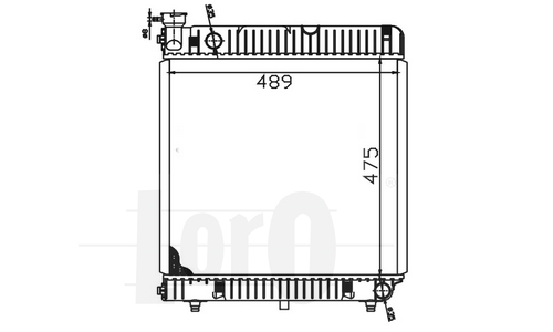 Radiator racire motor