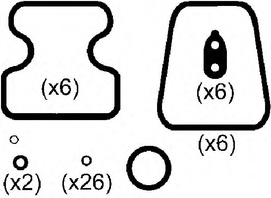 Set garnituri capac supape