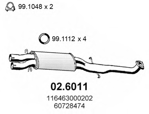 Toba esapament intermediara