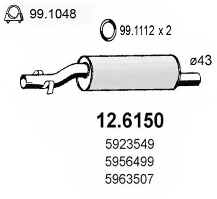 Toba esapament intermediara