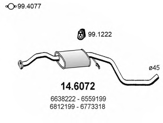 Toba esapament intermediara