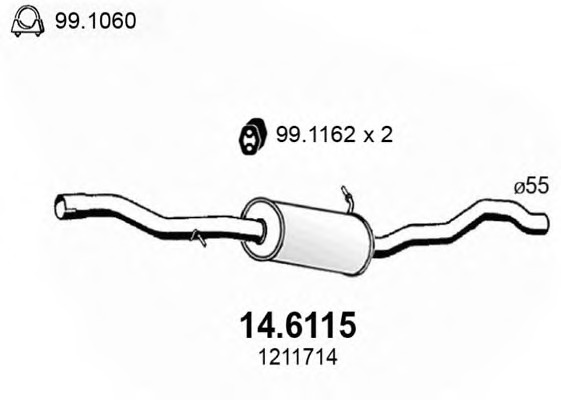 Toba esapament intermediara