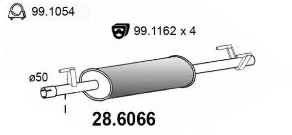 Toba esapament intermediara