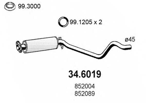 Toba esapament intermediara