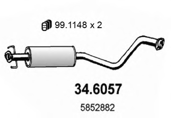 Toba esapament intermediara