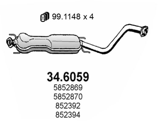 Toba esapament intermediara