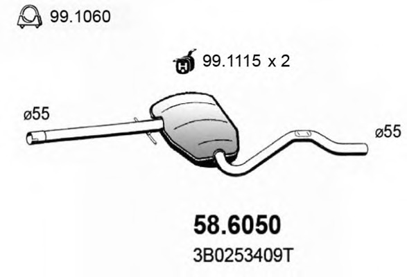 Toba esapament intermediara