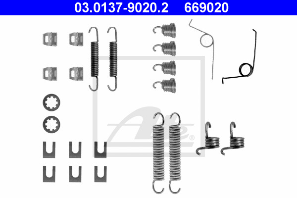 Set accesorii sabot de frana