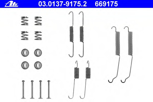 Set accesorii sabot de frana