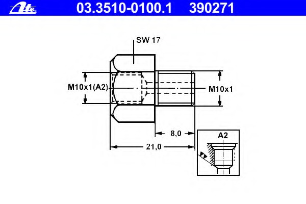 Adaptor conducte frana