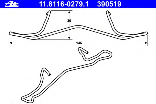 Arc etrier frana