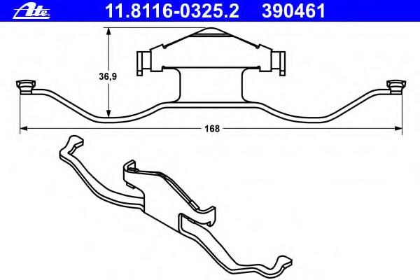 Arc etrier frana