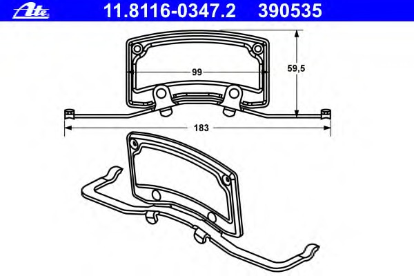 Arc etrier frana