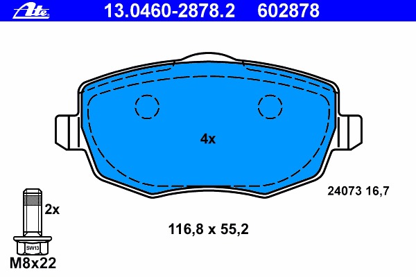 Placute frana