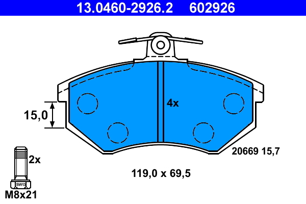 Placute frana