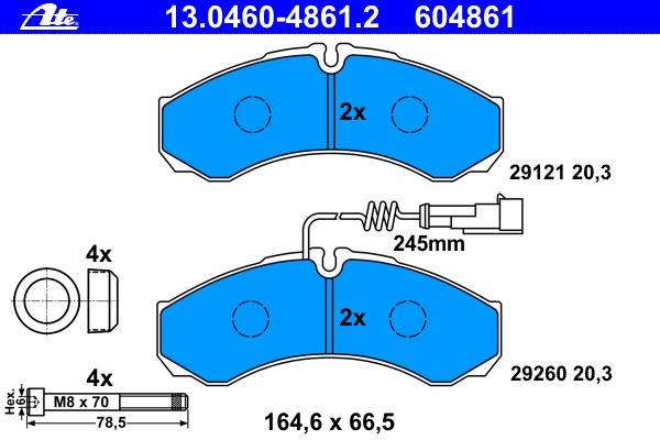 Placute frana