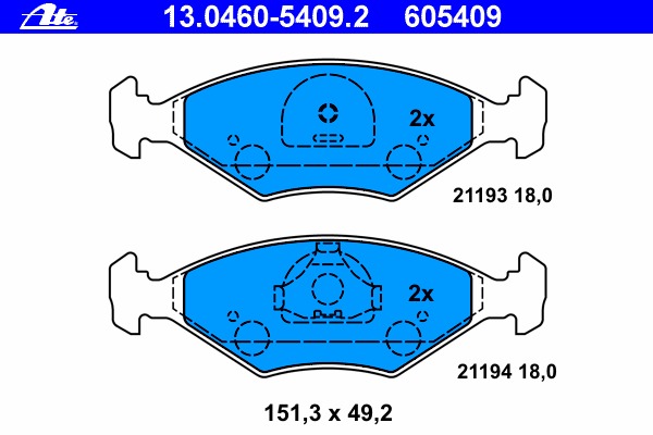 Placute frana