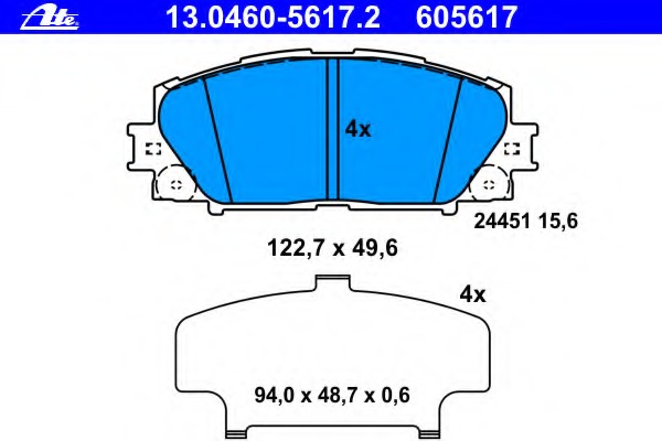 Placute frana