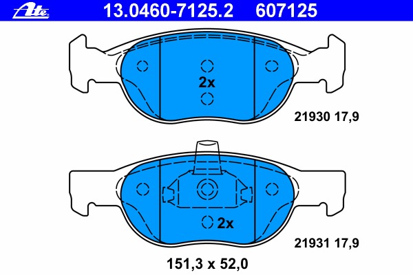 Placute frana