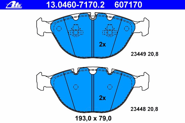 Placute frana