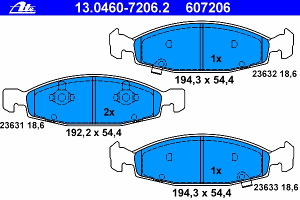 Placute frana