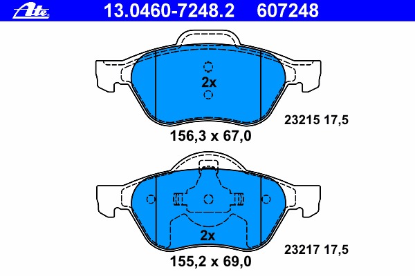 Placute frana