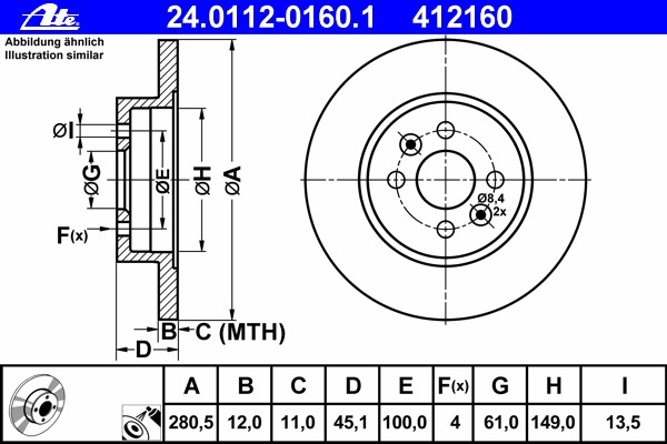 Disc frana