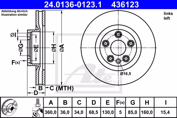 Disc frana fata stg