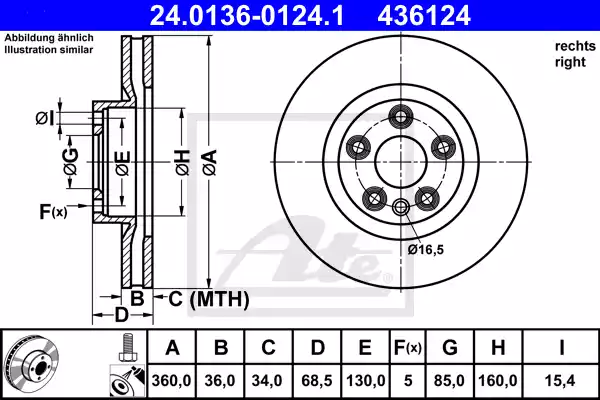 Disc frana fata dr