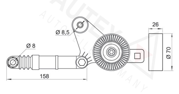 Rola intinzator curea transmisie