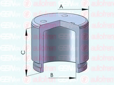 Piston etrier frana