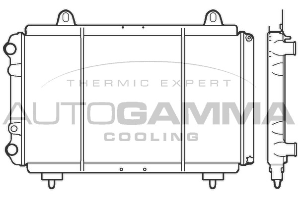 Radiator racire motor