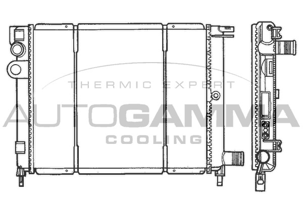 Radiator racire motor