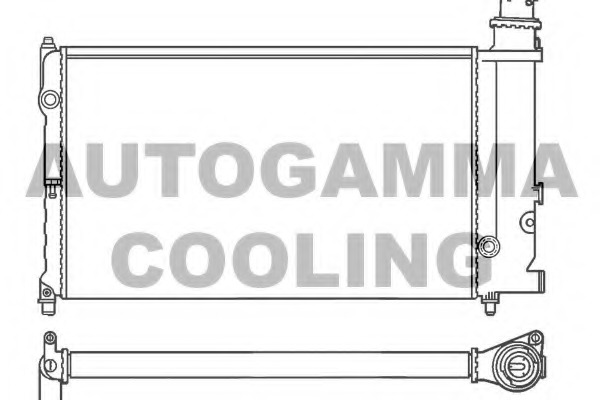 Radiator racire motor