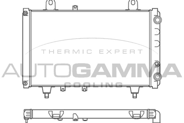 Radiator racire motor