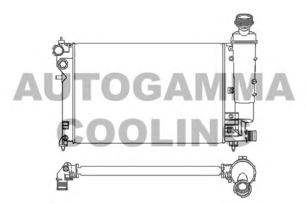 Radiator racire motor