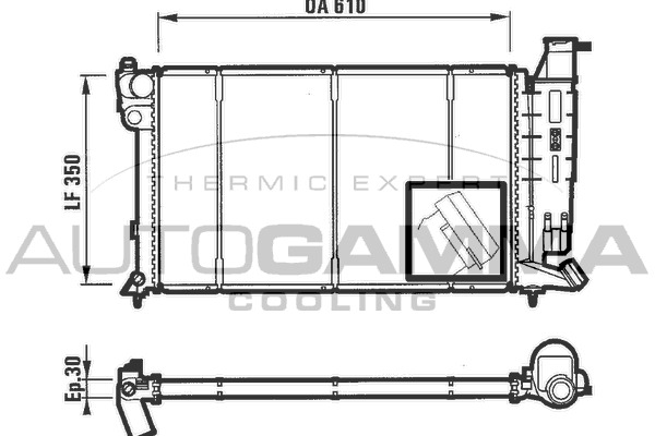 Radiator racire motor