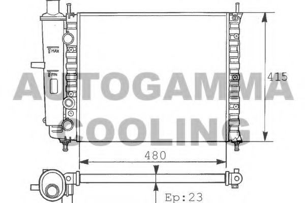 Radiator racire motor